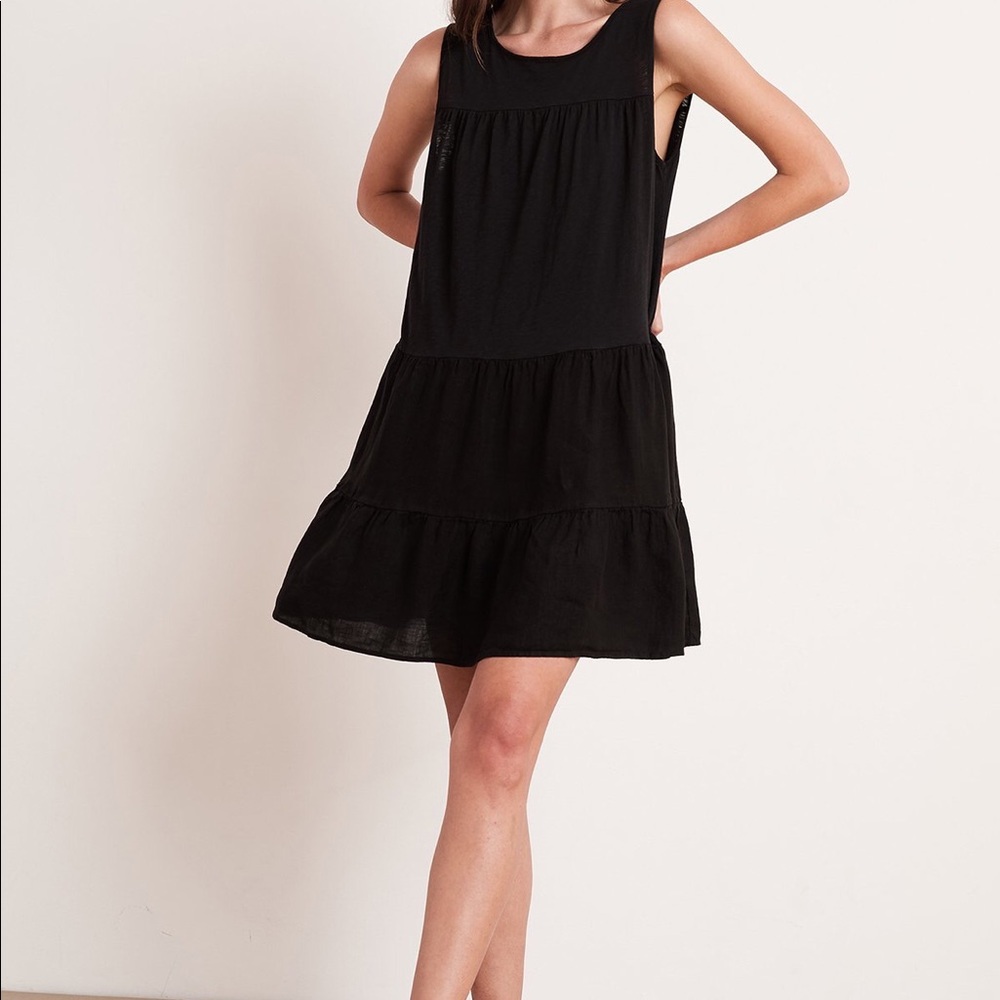 NWT Velvet brand black Charlotte dress XS